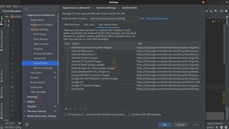 Android Sdk Manager Techvidvan