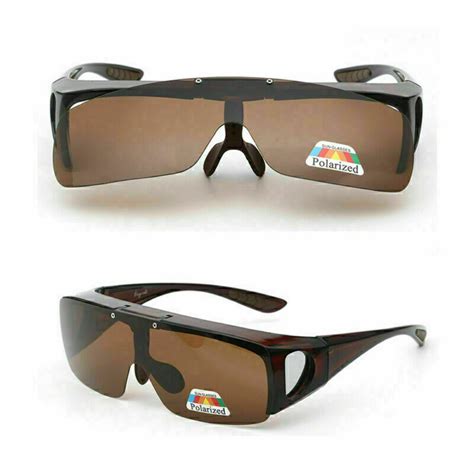 Large Flip Up Polarized Fit Over Sunglasses Cover Prescription Rx Eyeglasses Ebay