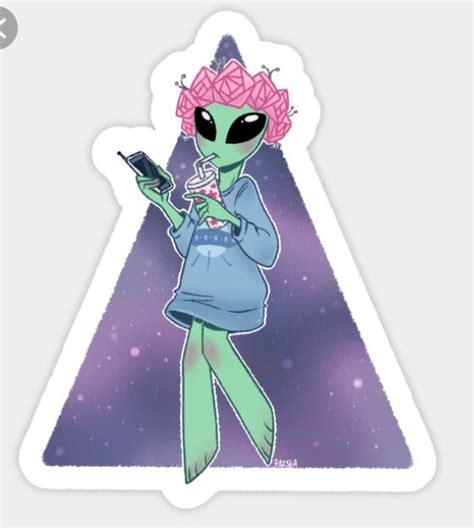 Pin De Hannah Mast En Aliens Pegatinas Bonitas Extraterrestres