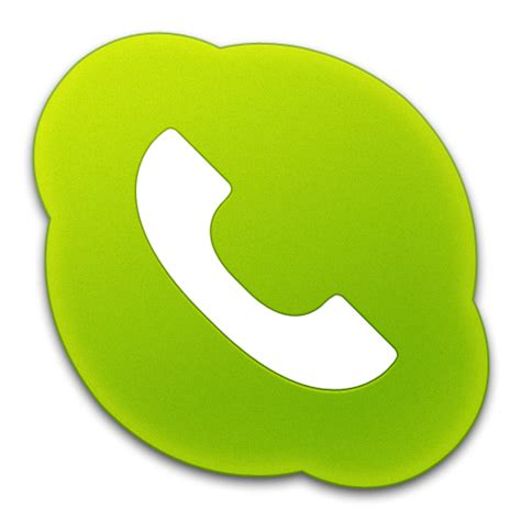 Skype Phone Green Icon Skype Icons Softiconsm Png Transparent