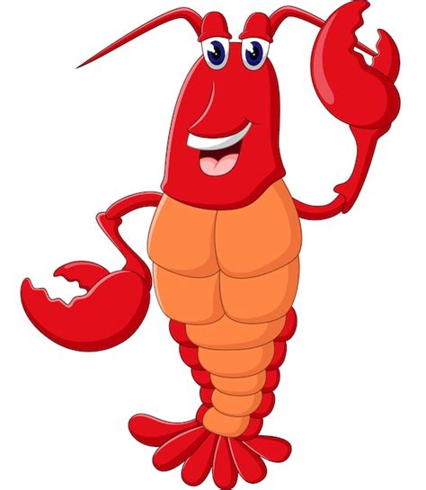 Premium Vector Lobster Cartoon