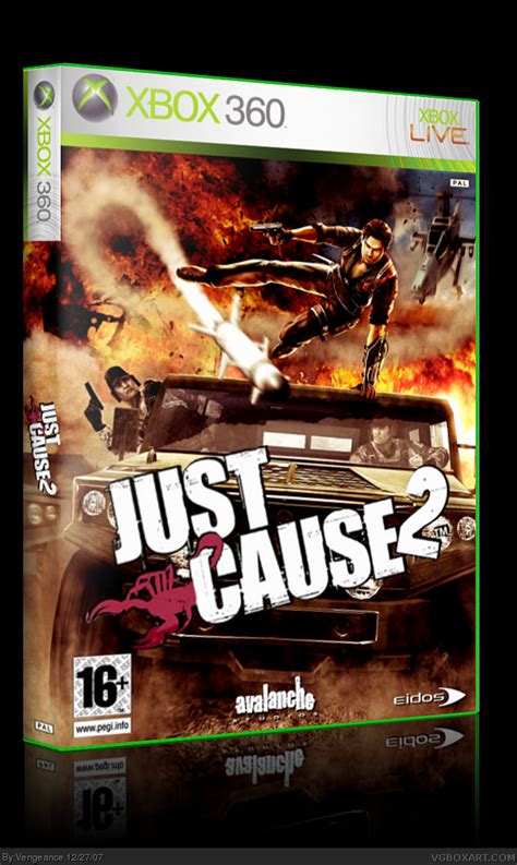 Just Cause 2 Xbox 360 Box Art Cover By Vengeance