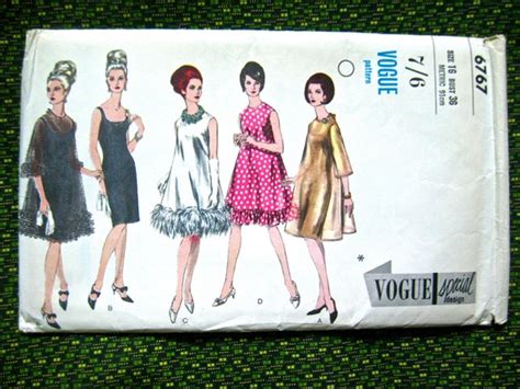 Vogue Special Design 6767 From The 1960s Vintage Sewing Dress Etsy