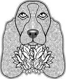 Dog Mandala Coloring Page Animal Mandala Coloring Pages Best