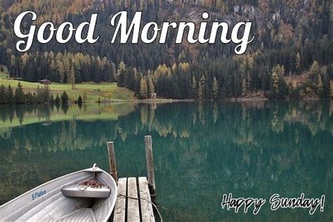 171 Good Morning Sunday Images Pics Photo Download Autumn Lake Good