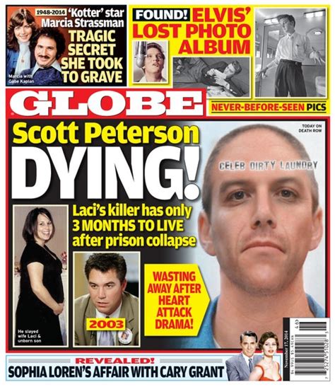 This story has been shared 113,923 times. GLOBE: Scott Peterson Dying On Death Row - Laci's Killer ...