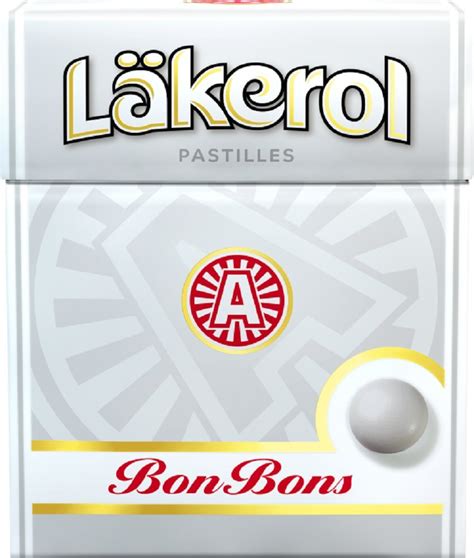 4 Boxes X 25g Of Läkerol Bonbons Peppermint Original Swedish Pastilles