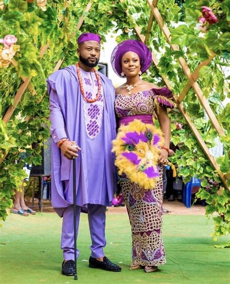classic nigerian couple outfits igbo traditional wedding etsy artofit