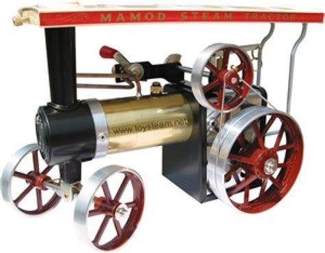 Mamod Live Steam Model Brass Traction Engine Teab