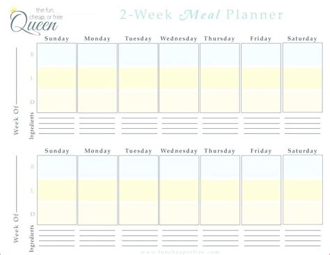 2 Week Calendar Template Best Calendar Example