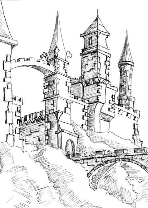 Cinderella Castle Drawing At Free For Personal Use
