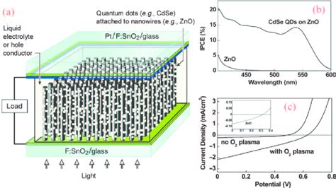 A Schematic Of The Cdse Quantum Dot Sensitized Zno Nws Based Solar