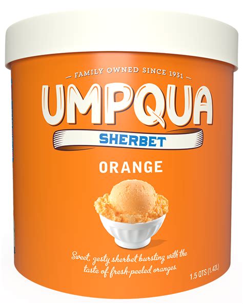 Orange Sherbet Umpqua Dairy