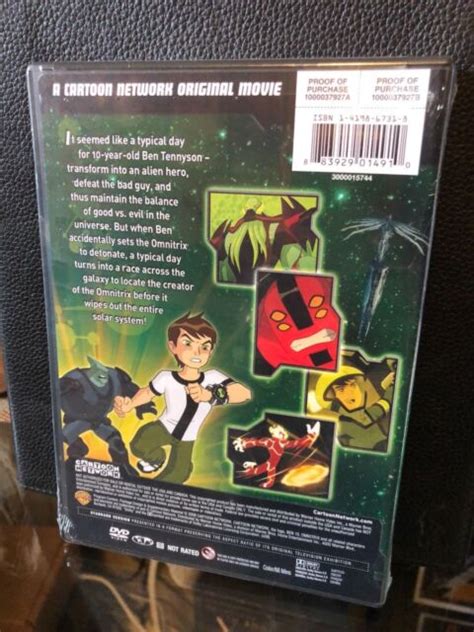 Ben 10 Secret Of The Omnitrix Dvd Cartoon Network Original Movie