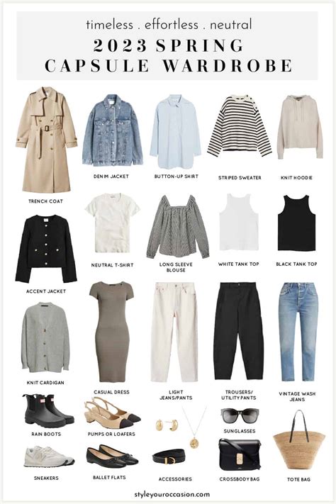 The French Minimalist Capsule Wardrobe Spring 2023 Collection Lupon