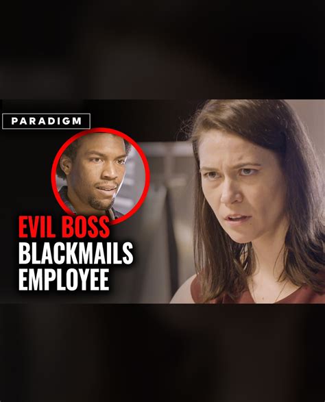 evil boss blackmails employee this evil boss blackmails her homeless employee into doing her