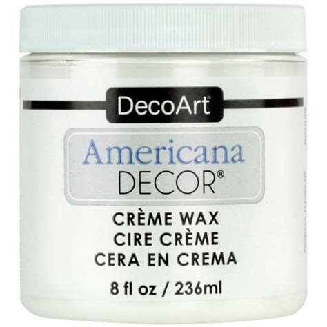 Decoart Americana Decor Crème Wax 236ml 8oz Clear Adm01 Buddly Crafts