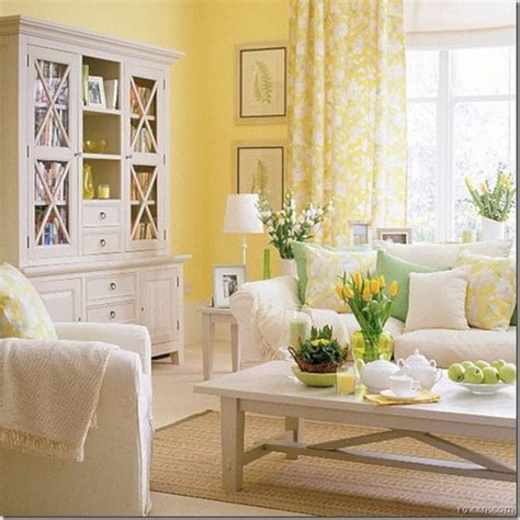 10 Soft Yellow Living Room Decoomo