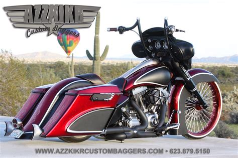 Azzkikr Custom Baggers Harley Bagger Bagger Motorcycle Harley Bikes