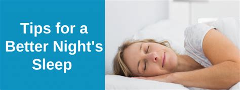 Tips For A Better Nights Sleep Arthritis Nsw