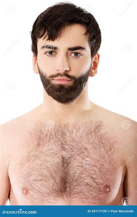 Smiling Shirtless Man Stock Image Image Of Male Smiling