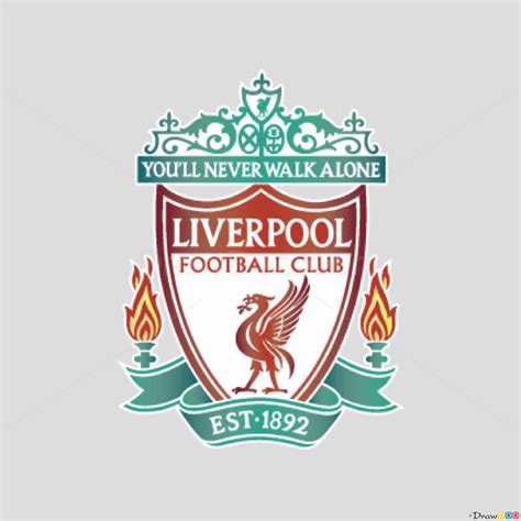 How To Draw Liverpool Football Logos