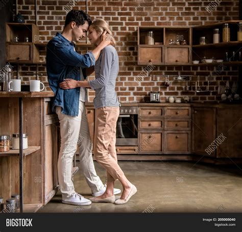 Couple Kitchen Image And Photo Free Trial Bigstock