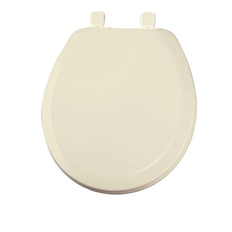 Bemis Round Open Front Toilet Seat In Bone 550pro 006 The Home Depot