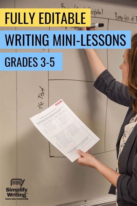 Daily Writing Plans (Fully Editable!) | Writing plan, Writing lessons, Teaching writing