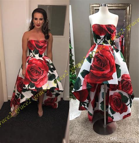 Ee chilling moisturizing sunscreen spf50 +++ by mimi white ฿ 170.00; Print Floral Hi Lo Prom Dresses 2018 Roses Strapless Neck ...
