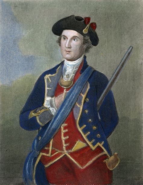 George Washington N1732 1799 As A Colonel In The Virginia Militia
