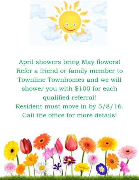 Download April Showers Bring May Flowers Flower Full Size Png Image