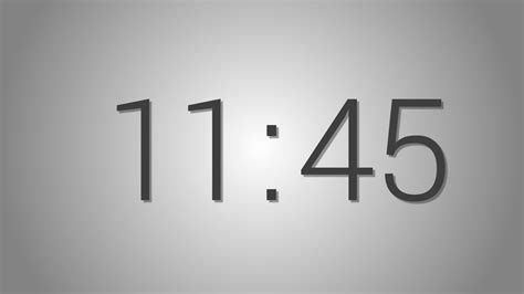 11 Minutes 45 Seconds Countdown Timer Beep At The End Simple Timer