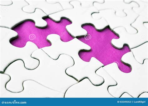 Jigsaw Puzzle Background Stock Image Image Of Pieces 83349353