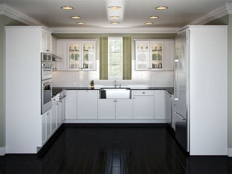 Having the u wrap around three walls just like in photos: Small U-shaped Kitchen Plans | Kitchen designs layout ...