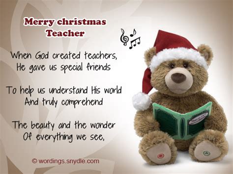 Thanks for being the creative and inspiring teacher you are. Christmas Messages for Teachers - Wordings and Messages