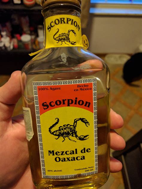 Details On This Scorpion Infused Mezcal Rtequila