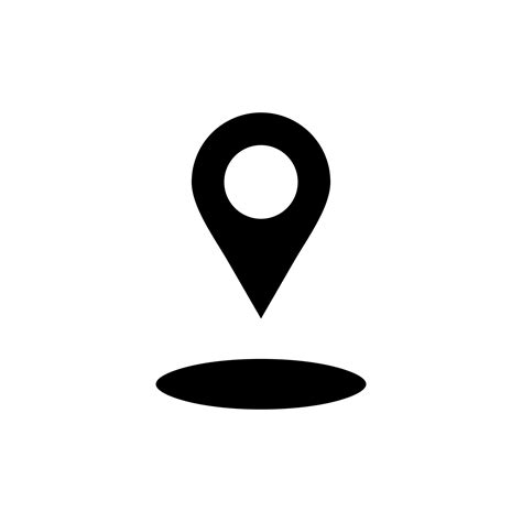 Gps Map Navigation Direction Solid Icon Vector Illustration Logo