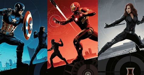 Amc Reveals 3 Captain America Civil War Imax Posters