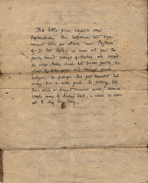 Another View Of Aveluy First World War Poetry Digital Archive