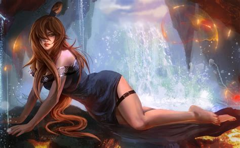 Female Animated Character Hd Wallpaper Wallpaper Flare