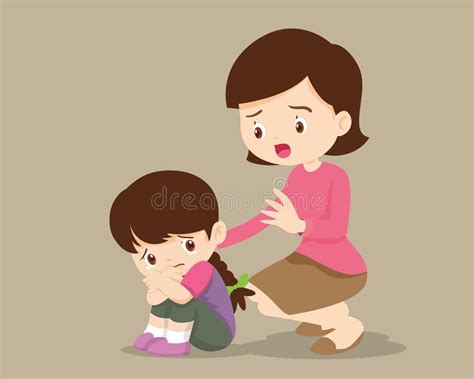 Child Parent Talking Stock Illustrations 582 Child Parent Talking