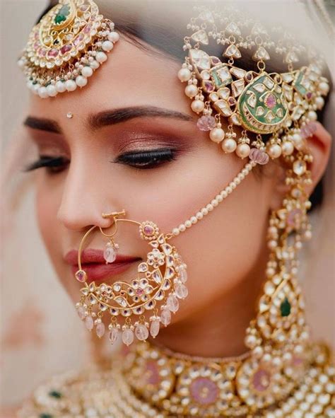 20 Regal Bridal Nose Ring Designs For A Royal Ensemble Bridal Jewelry Sets Brides Bridal Nose