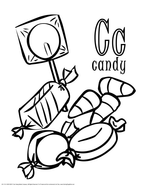 Just be sure you have a candy thermostat available as you simmer sugar, corn syrup, vaporized milk, light whipping cream and also butter. Printable Candy Coloring Pages - Coloring Home