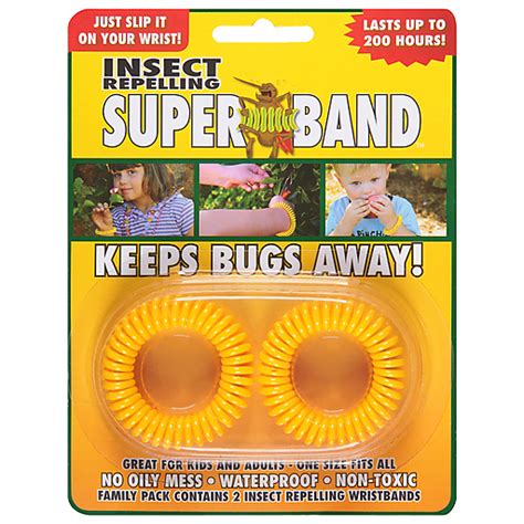 Super Band Insect Repelling Wristbands 2 Ea Shop Dandw Fresh Market