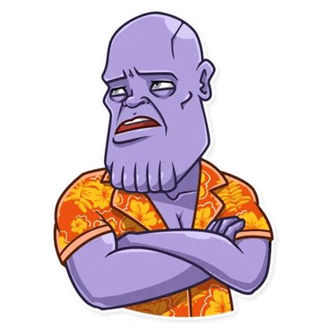Thanos Whatsapp Stickers Stickers Cloud