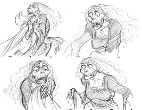 Mother Gothel Transformation Study By Jin Kim Tangled Concept Art Character Design Disney