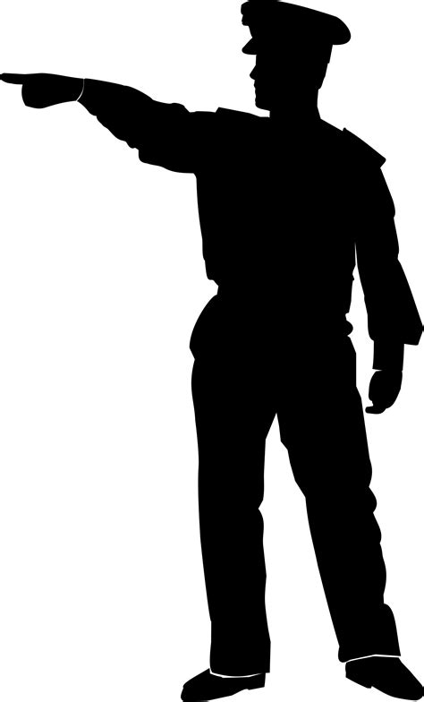 Police Clipart Silhouette Police Silhouette Transparent Free For