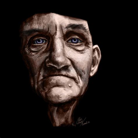 Old Man With Blue Eyes By Formad On Deviantart