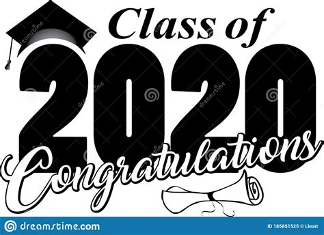 Congratulations Class Of 2023 Stacked Banner With Grad Cap Vector